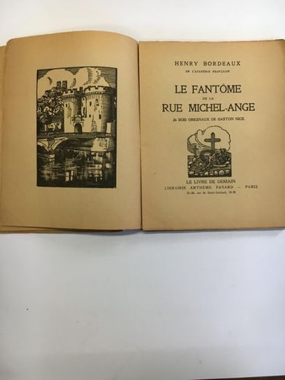 null Le fantôme de la rue Michel-Ange. Henry Bordeaux. Le livre de demain, librairie...