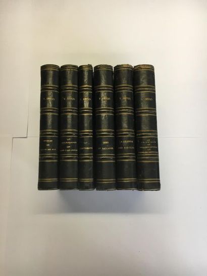 null Lot de 6 ouvrages de Victor Hugo (La légende des siècles, Les Orientales/Les...