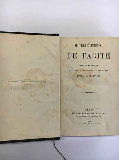 null Oeuvres complètes de Tacite traduites en français par J.L. Burnouf. Edition...