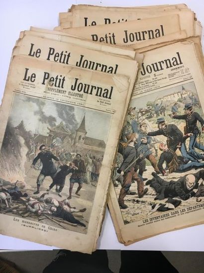 null Lot composé de 55 « Le Petit Journal », dont deux seulement en mauvais état...