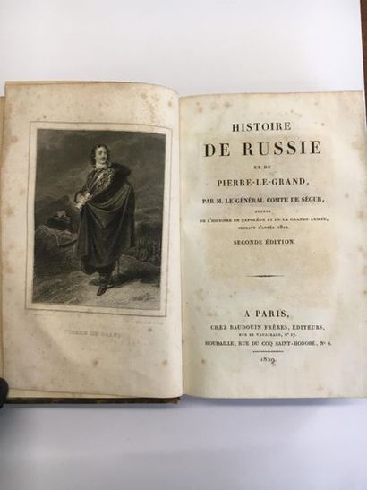null Histoire de Russie et de Pierre-le-Grand par M.le Général Comte de Ségur. Editions...