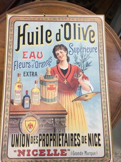 null Carton publictiaire huile d'olive
62 x 43 cm