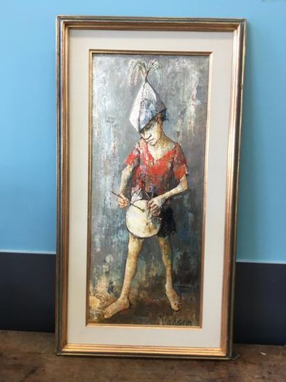 null JANSEN
Joueur de tambourin
Huile sur toile
69 x 29 cm