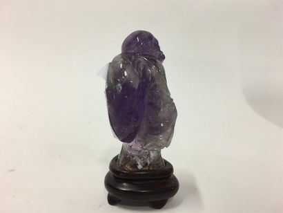 null Boudha en cristal de roche
H: 7 cm