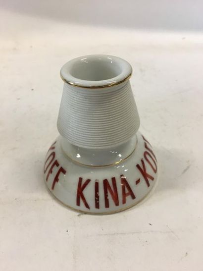 null KINA KOFF, pyrogène publicitaire en porcelaine 