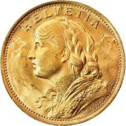 null 20 Francs Suisse or 15 pièces