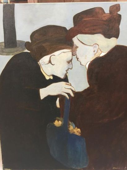 null Bernard Gabriel COLIN (1938-2003)
La conversation
Huile sur toile
73 x 60 cm
Artiste...