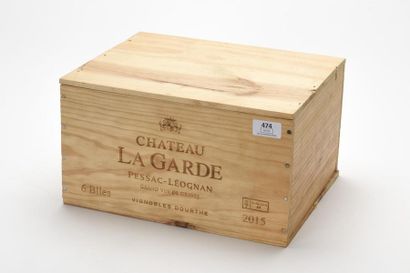 null 6 B CHÂTEAU LA GARDE (Original Wood Case) Pessac-Léognan 2015