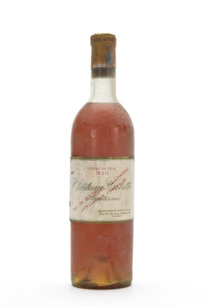 null 1 B CHÂTEAU GILETTE CRÈME DE TÊTE (T.L.B; e.t.h. à e.a; c.a. au sommet) Sauternes...