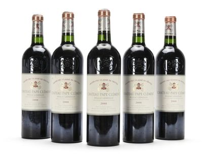 null 5 B CHÂTEAU PAPE CLÉMENT (2 e.l.s; 1 e.l.a.) CC Graves 2000