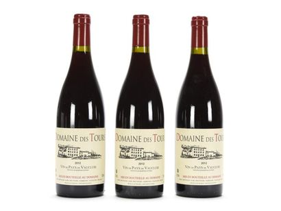 null 3 B COUNTRY WINE OF VAUCLUSE Red Domaine des Tours 2012