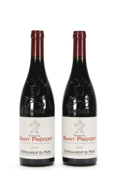 null 2 B CHATEAUNEUF DU PAPE COLLECTION CHARLES GIRAUD Domaine Saint-Préfert 201...