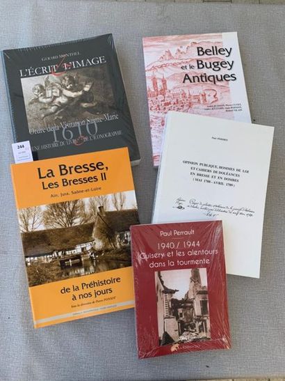 null 5 volumes : l'Ecrit et l'Image, Belley et Bugey antiques, Cuisery, Cahiers de...