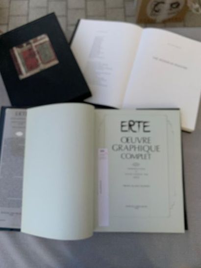 null Un ensemble de 2 volumes ERTE : L'oeuvre graphique complete et Jean-Louis Scheffer :...