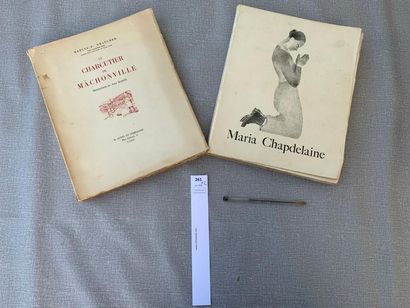 null Un ensemble de 2 ouvrages illustrés : Le charcutier de Mâchonville et Maria...