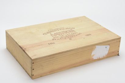 null 6 B CHÂTEAU CLÉMENT-PICHON (Original Wooden Case) Haut-Médoc 1999