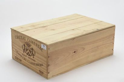 null 12 B CHÂTEAU CAMENSAC (Original Wooden Case) GCC5 Haut-Médoc 1999