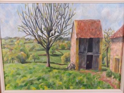 null BRICOTTE
Vue de bocage
huile sur toile
31 x 43 cm