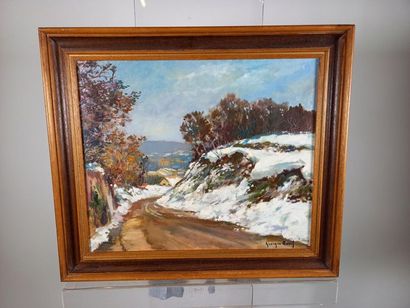 null Georges AVRIL
Paysage de neige
38 x 44 cm
Huile sur toile