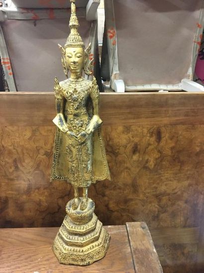 null Boudha en bronze Thaïlande
H : 65 cm