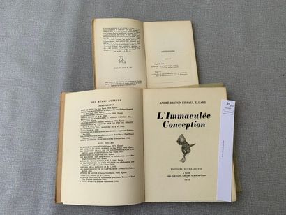 null Paul Eluard & André Breton. 2 volumes brochés.
