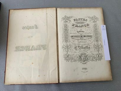 null Fastes de la France. In-folio relié. 1841.