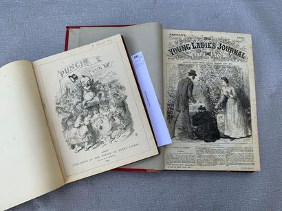 null Un ensemble de 2 revues anglais : PUNCH (1868) et The young ladies journal ...