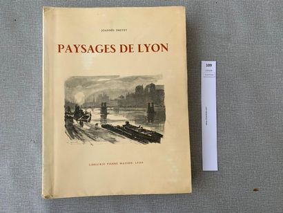 null Joannès Drevet. Paysages de Lyon. 1 volume in-4. Exemplaire hors commerce. Lyon,...