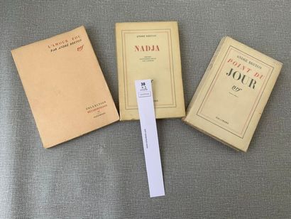 null André Breton. 3 volumes brochés.