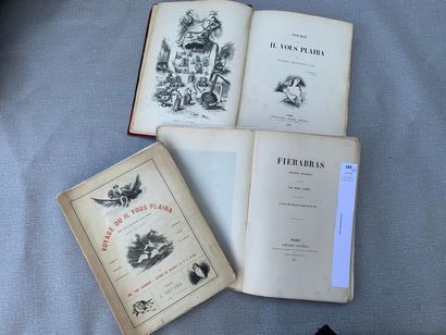 null Un ensemble de 3 volumes : Voyage où il vous plaira, 1843, 2 exemplaires (1...