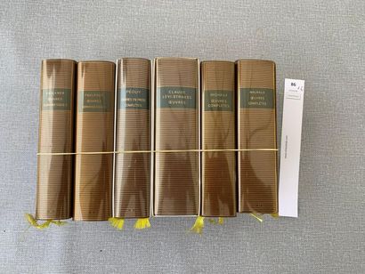 null La Pléiade. 6 volumes, dont Lévi-Strauss, Michaux, Péguy, etc..