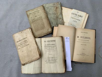 null [Tarn et Garonne et Montauban]. 6 brochures et volumes anciens (fin XVIIIe et...