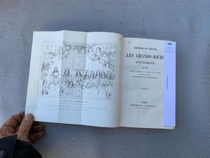 null Mémoires de Fléchier sur les grands-jours d'Auvergne en 1665. 1 volume in-8....