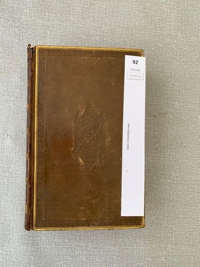null La Sainte Bible. 1 volume, relié plein cuir. Paris, 1819.