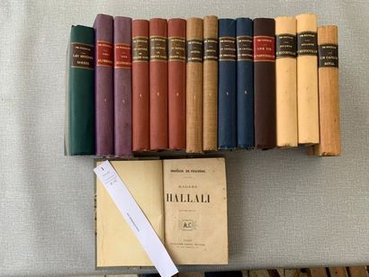 null Le marquis de Foudras. 15 volumes XIXe.