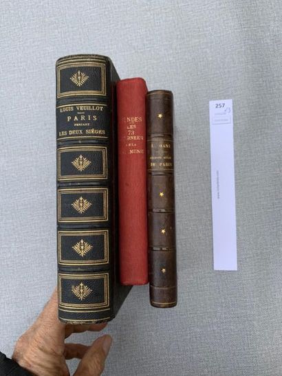 null [Commune de Paris et Guerre de 1870-1871]. Un ensemble de 3 volumes : Second...