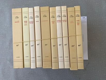 null Le Clézio. Un ensemble de 10 volumes.
