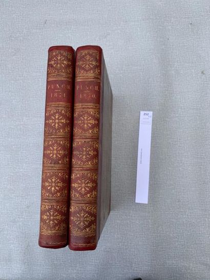 null Punch. 2 volumes : 1870 et 1871.