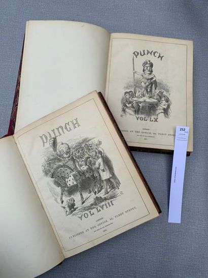 null Punch. 2 volumes : 1870 et 1871.