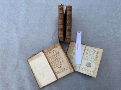 null [Cuisine]. Un ensemble de 4 volumes : La cuisinière bourgeoise, Lyon, 1783 et...