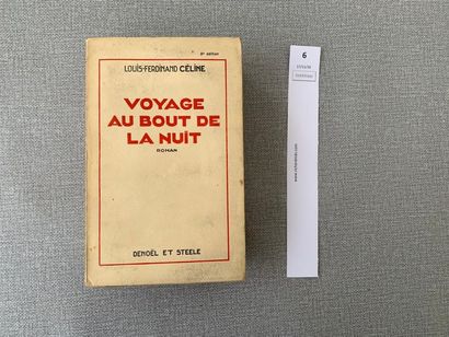 null Céline. Voyage au bout de la nuit. Denoël et Steele, 1932. Edition originale...