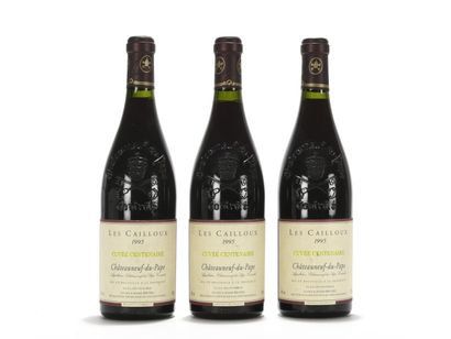 null 3 B CHÂTEAUNEUF DU PAPE CUVÉE CENTENAIRE Rouge Domaine les Cailloux 1995