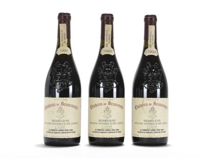 null 3 B CHÂTEAUNEUF DU PAPE Rouge (e.l.s.) Château de Beaucastel 1998