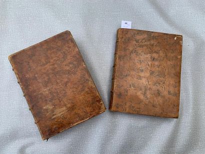 null [Droit]. Un ensemble de 2 volumes in-4 : Dunod, Observations, Besançon, 1756...