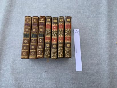 null Un ensemble de 7 volumes :Oeuvres de Virgile, 4 volumes,1804 et Histoire des...