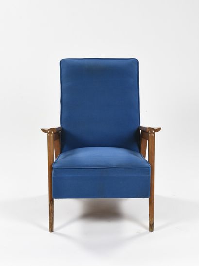 null Étienne-Henri MARTIN (1905-1997) Attribué à

Paire de fauteuils à structure...