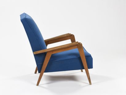 null Étienne-Henri MARTIN (1905-1997) Attribué à

Paire de fauteuils à structure...