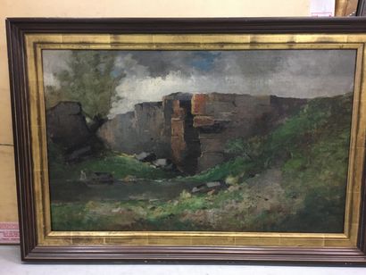 null Charles MONTLEVAULT

Paysage aux falaises

huile sur toile x 59 cm