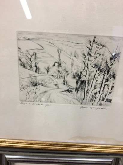 null JACQUEMIN 

2 lithographies