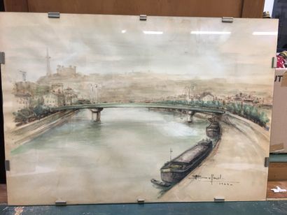 null BUFFARD

Vue de Lyon : Fourvière et la Saône

Aquarelle

46 x 65 cm